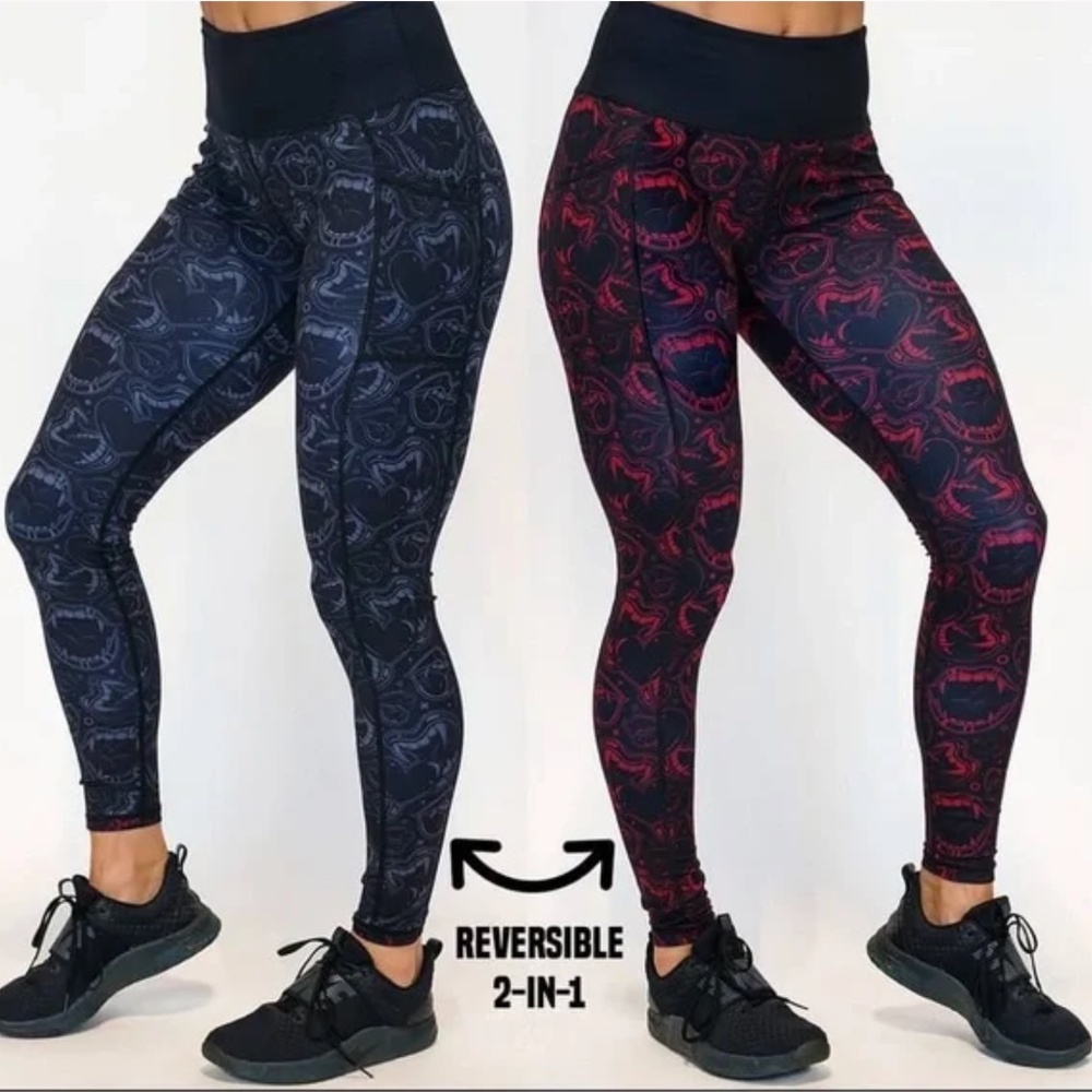 CVG Constantly Varried Gear Vicious & Delicious Reversible Leggings Vampire XX-L